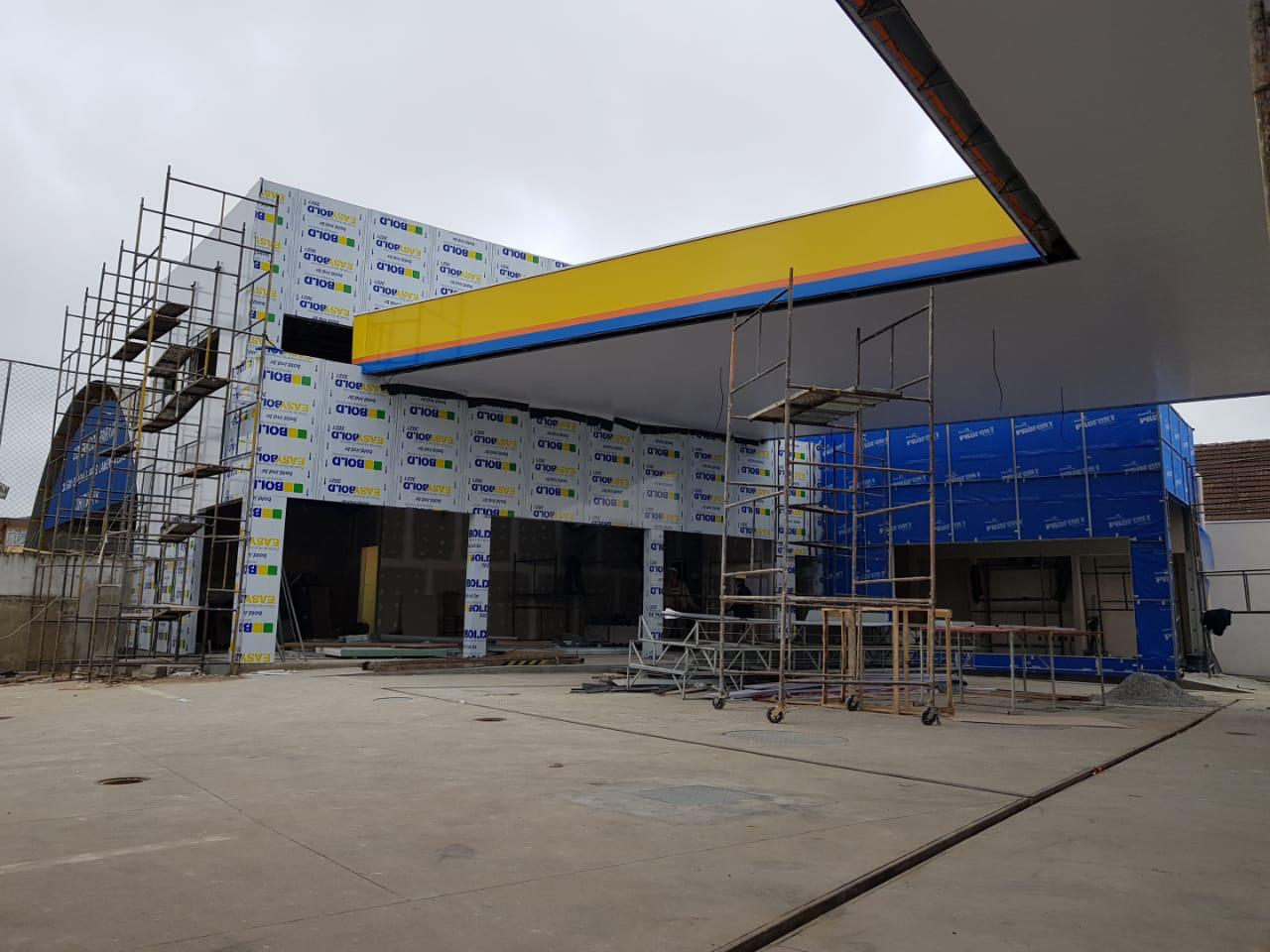 Construção do Posto de Serviços Mariana – 100% em Steel Frame – Curitiba – PR